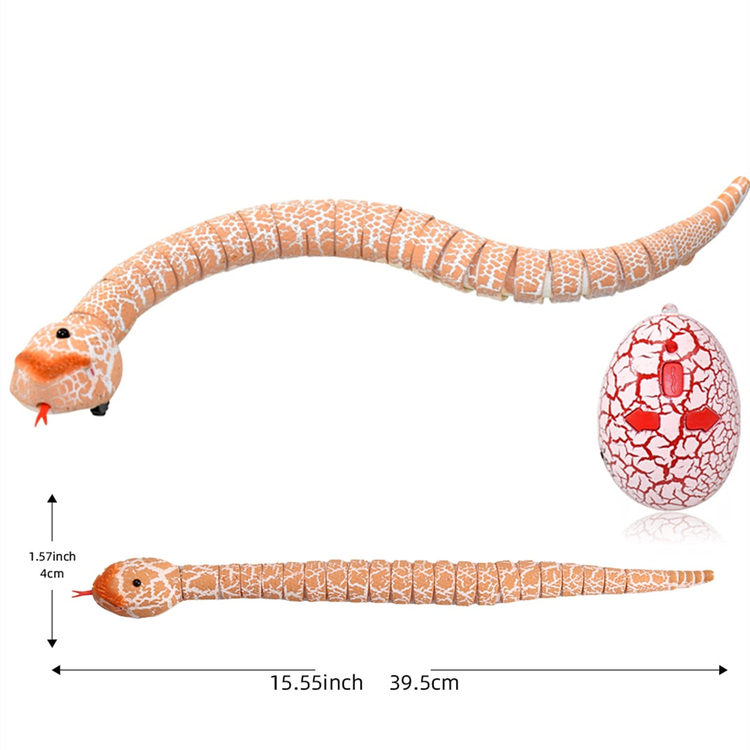 Automatic Pet Sensing Snake Toy with Remote